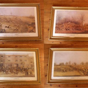 Set of 6 Gilt Framed Racing Prints 