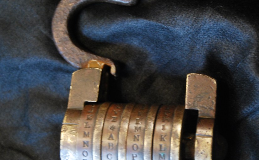 Rare Antique 26-Letter Combination Lock,&nbsp;£79