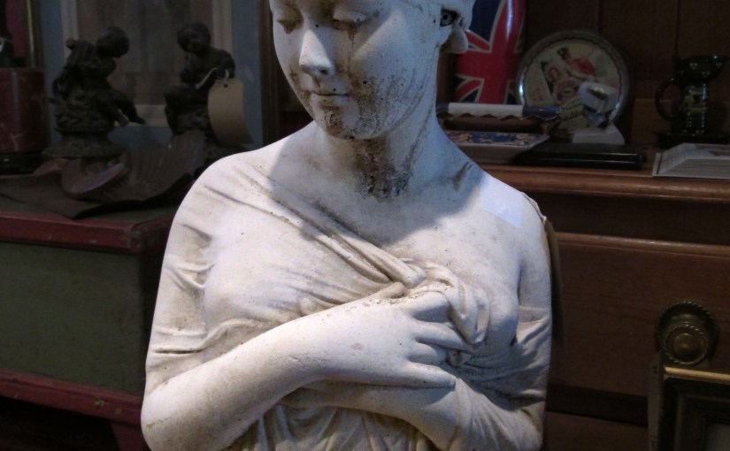Original French 1930s Alabaster&nbsp;Bust