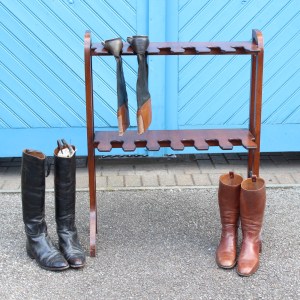 19th Century Mahogany Tack Room Boot Stand, £229 