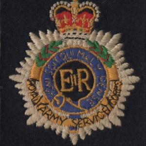 Mid 1950s Army Service Corp. Blazer Badge 