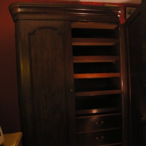 Victorian Mahogany Double Wardrobe circa 1880 